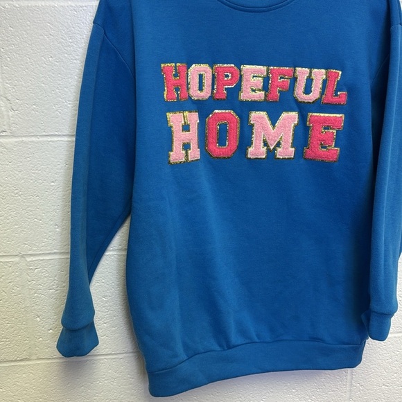 Blue Hopeful Home Sweatshirt - Picture 4 of 6